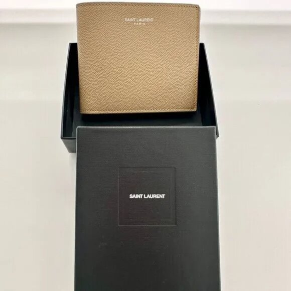 Saint Laurent Tropical-Print Snakeskin Cardholder/Wallet YSL - Picture 3 of 10